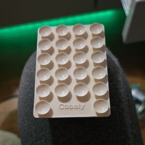 Casely Cream Phone Case with Bubble Design